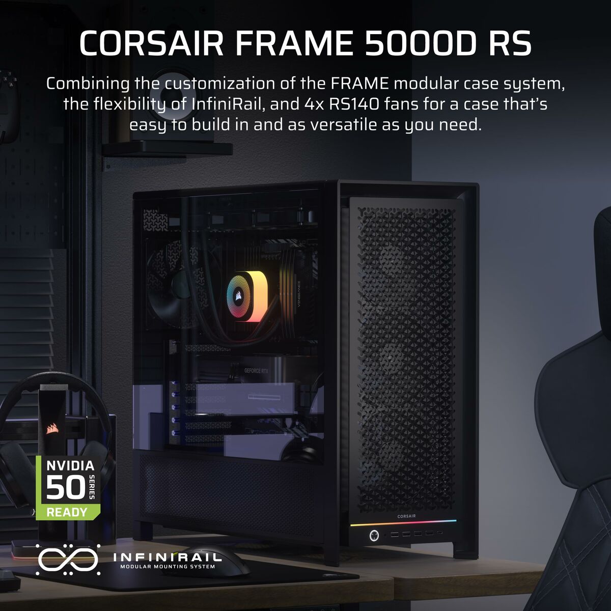 Picture of ATX Semi-tower Box Corsair CC-9011307-WW Black