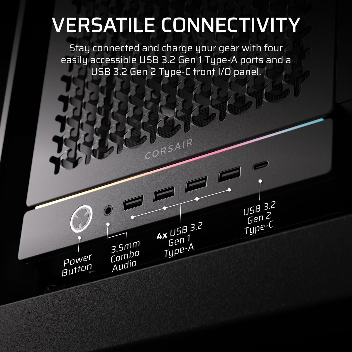 Picture of ATX Semi-tower Box Corsair CC-9011307-WW Black