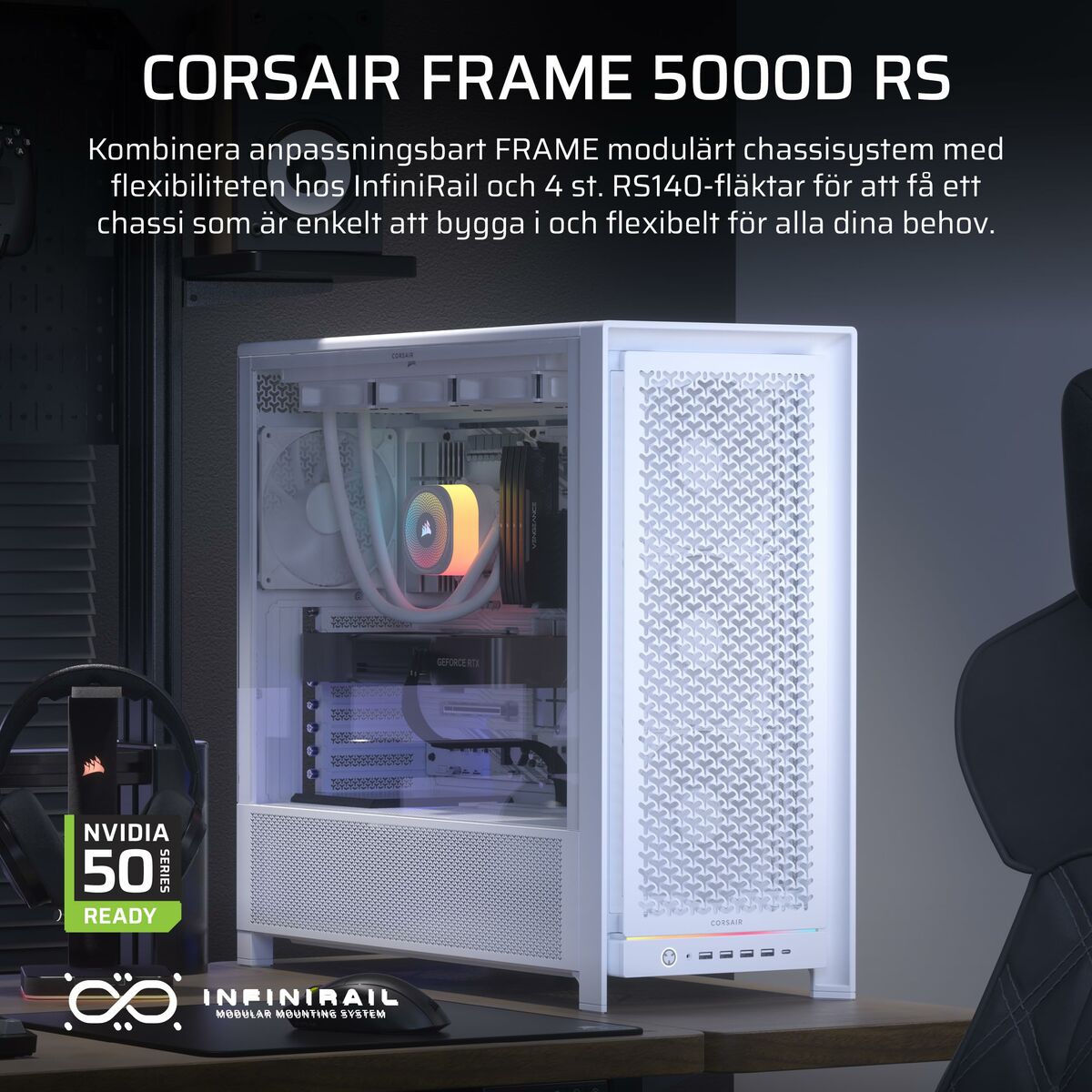 Picture of ATX Semi-tower Box Corsair CC-9011308-WW White