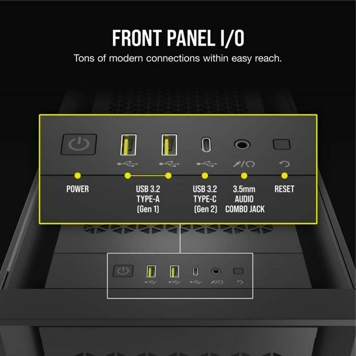 Picture of ATX Semi-tower Box Corsair CC-9011309-WW Black