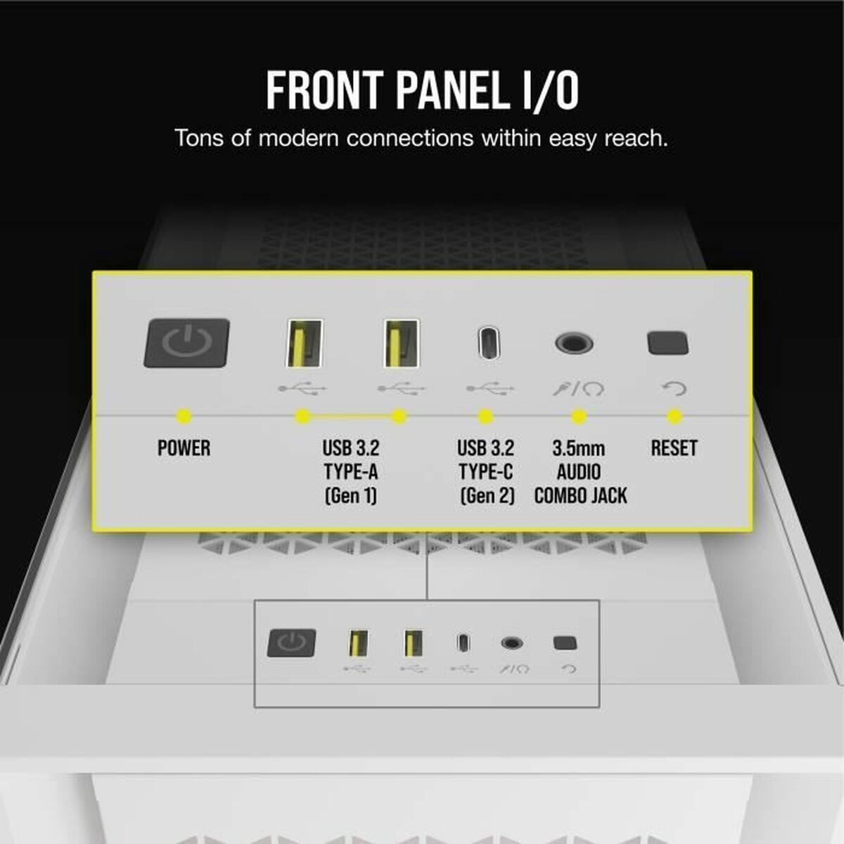 Afbeeldingen van ATX Semi-tower Box Corsair White