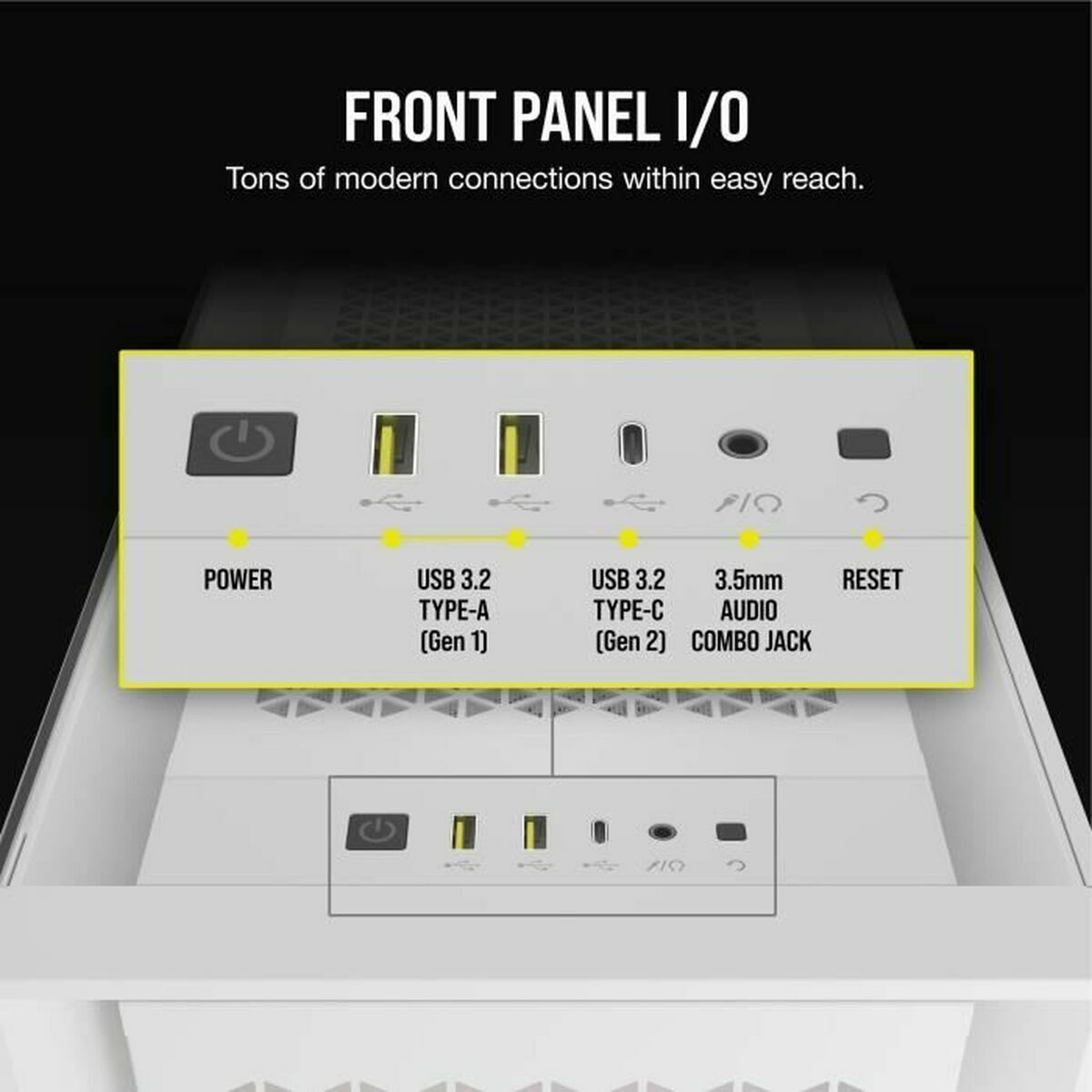 Picture of ATX Semi-tower Box Corsair CC-9011310-WW White