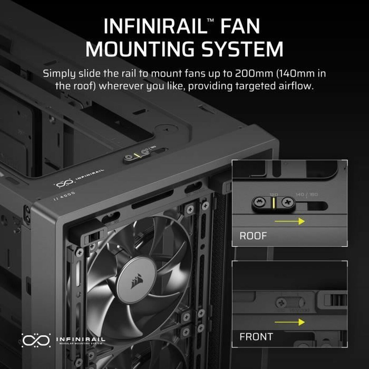 Afbeeldingen van ATX Semi-tower Box Corsair Black