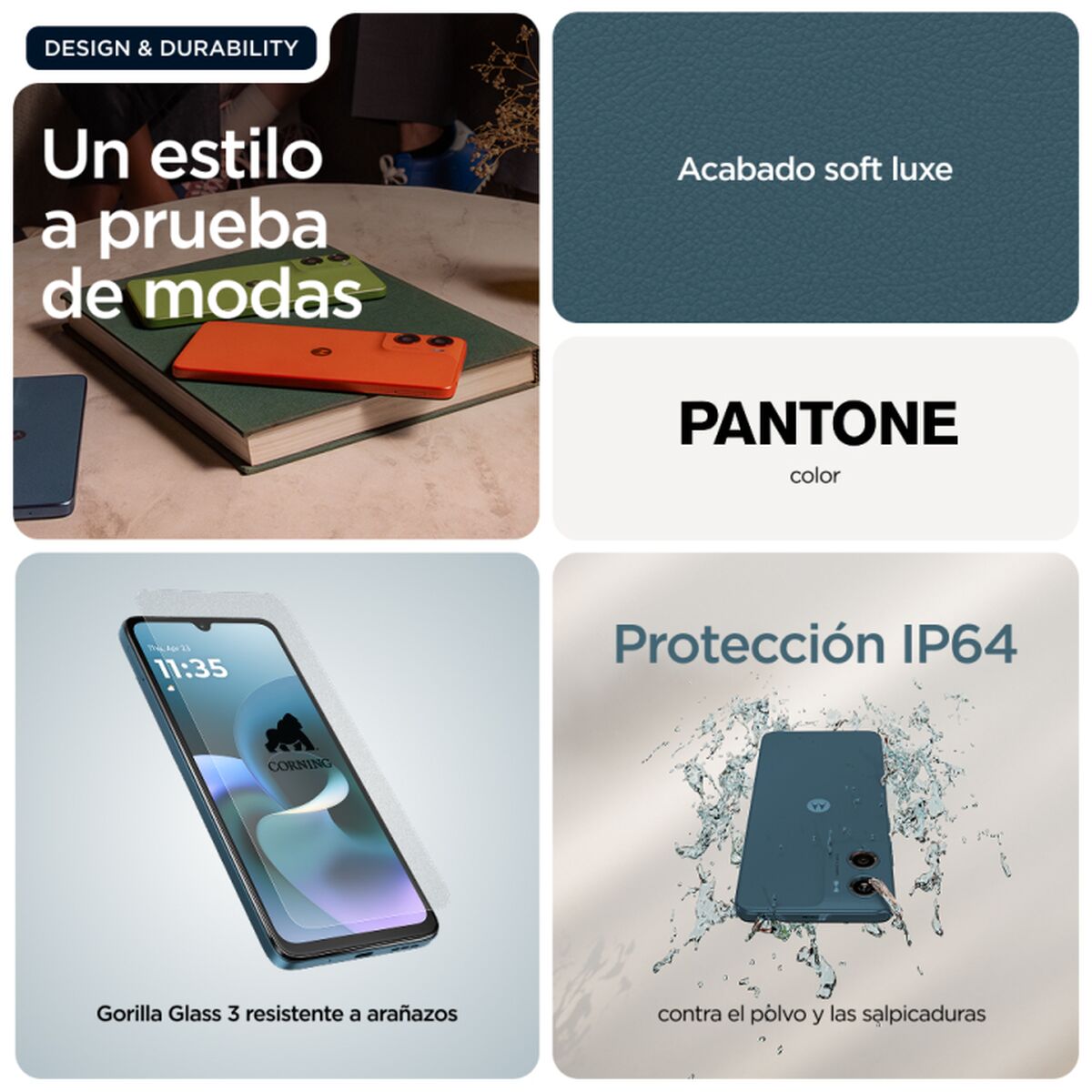 Smartphone Motorola PB980022SE MediaTek Helio G81 4 GB RAM 64 GB Blue