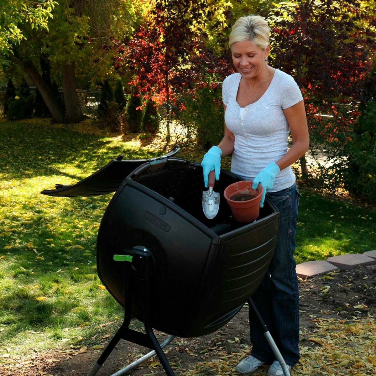 Compost bin Lifetime Rotation 189 L 75 x 81 x 113 cm