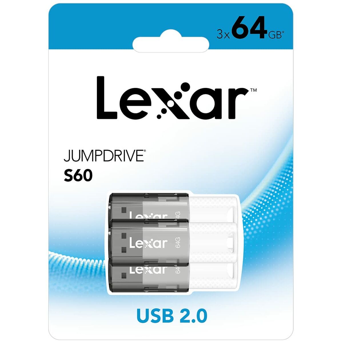 Picture of USB stick Lexar LJDS060064G-B3NNG Grey 64 GB