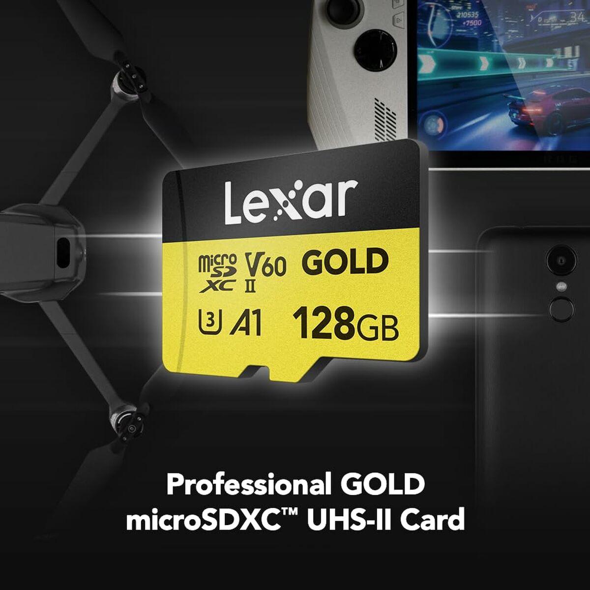 Picture of SD Memory Card Lexar LMSGOLD128G-BNNNG 128 GB