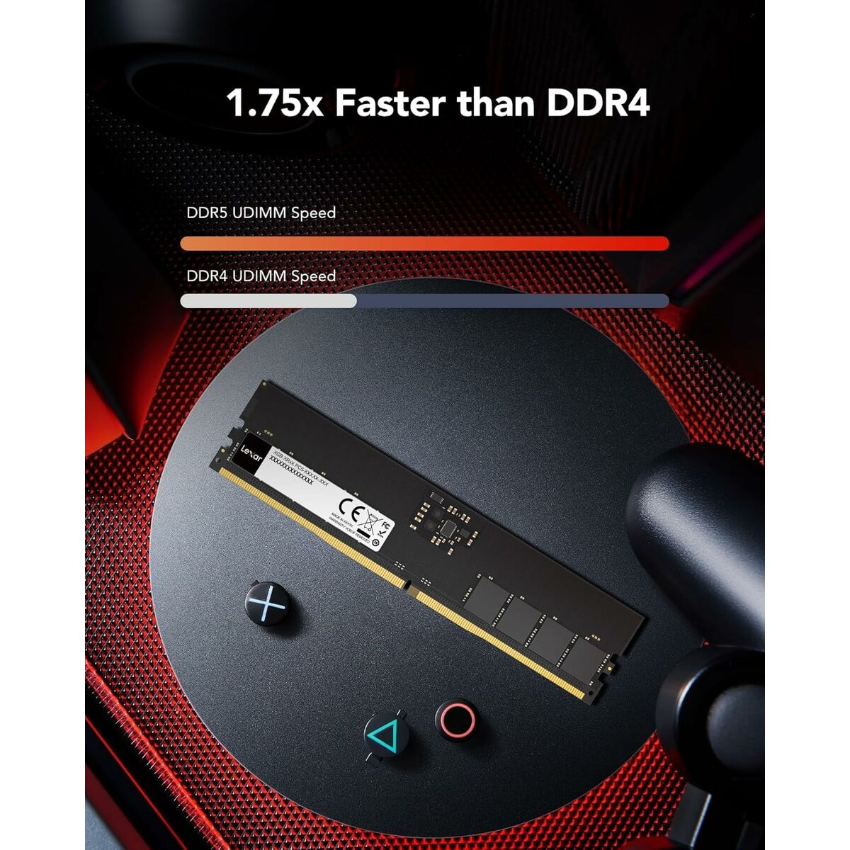 Afbeeldingen van RAM Memory Lexar LD5U32G56C46ST-BGS 32 GB DDR5