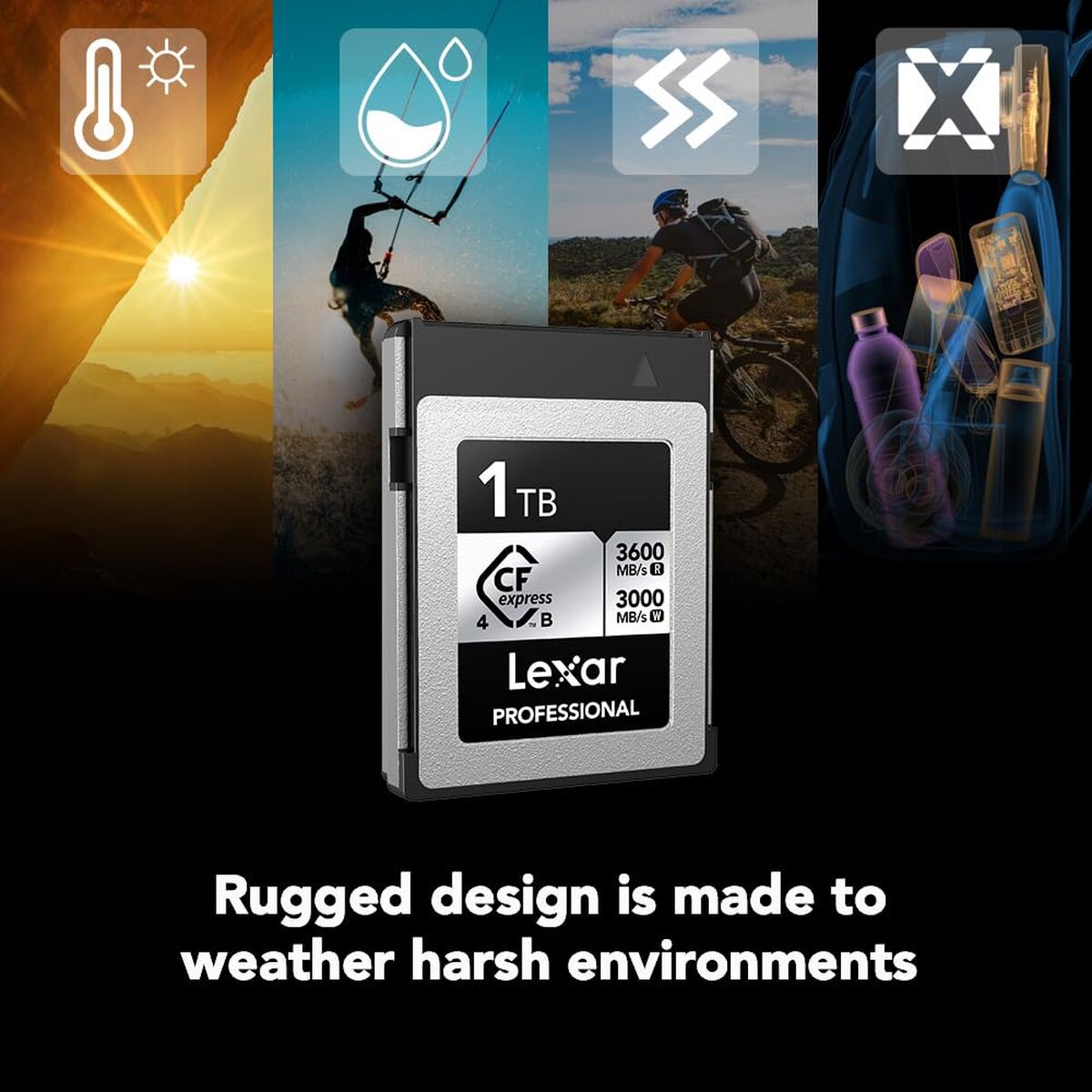 Obrazek Memory Card CF Lexar LCXEXS4001T-RNENG 1 TB