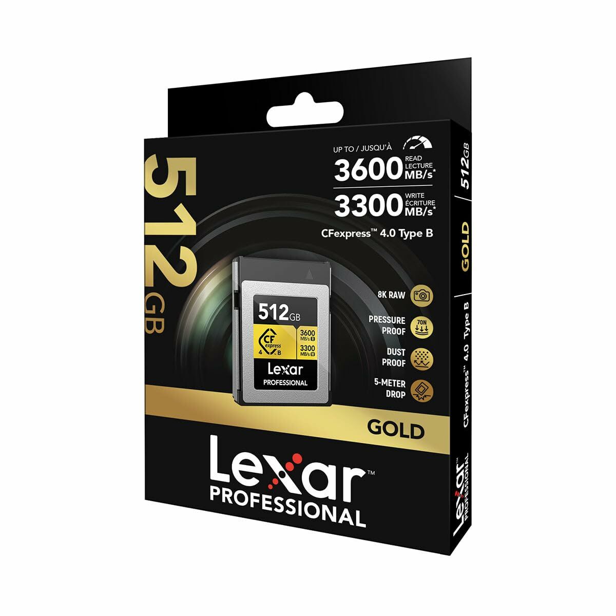 Picture of SD Memory Card Lexar LCXEXP4512G-RNENG 512 GB