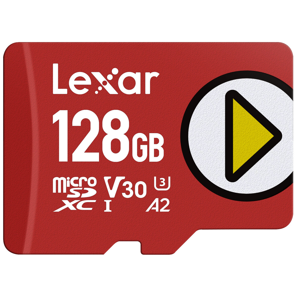Picture of Micro SD Memory Card with Adaptor Lexar PLAY 128 GB