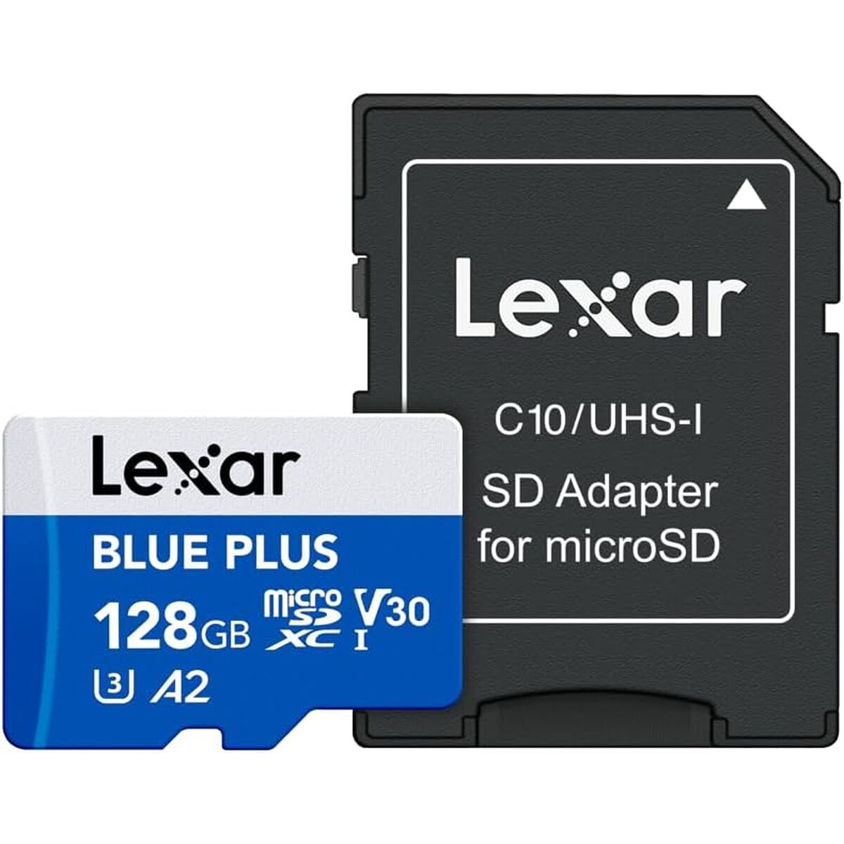 Bild von Micro SD Memory Card with Adaptor Lexar LMSBLPL128G-BNANG 128 GB