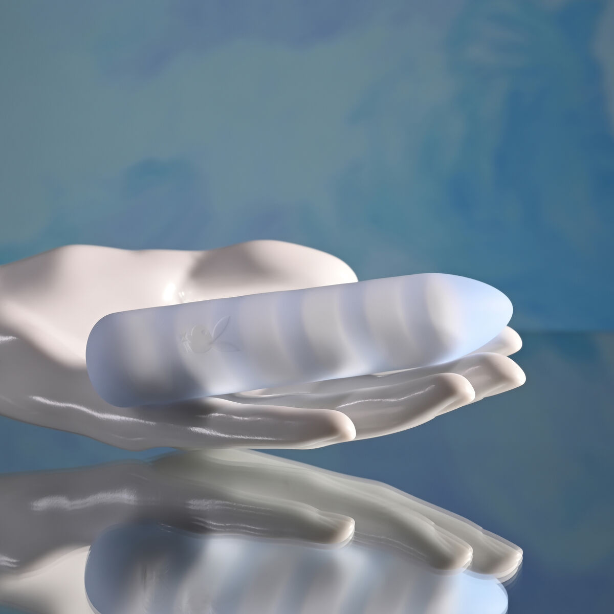 Vibrátor Evolved Playboy Modrý Bílý