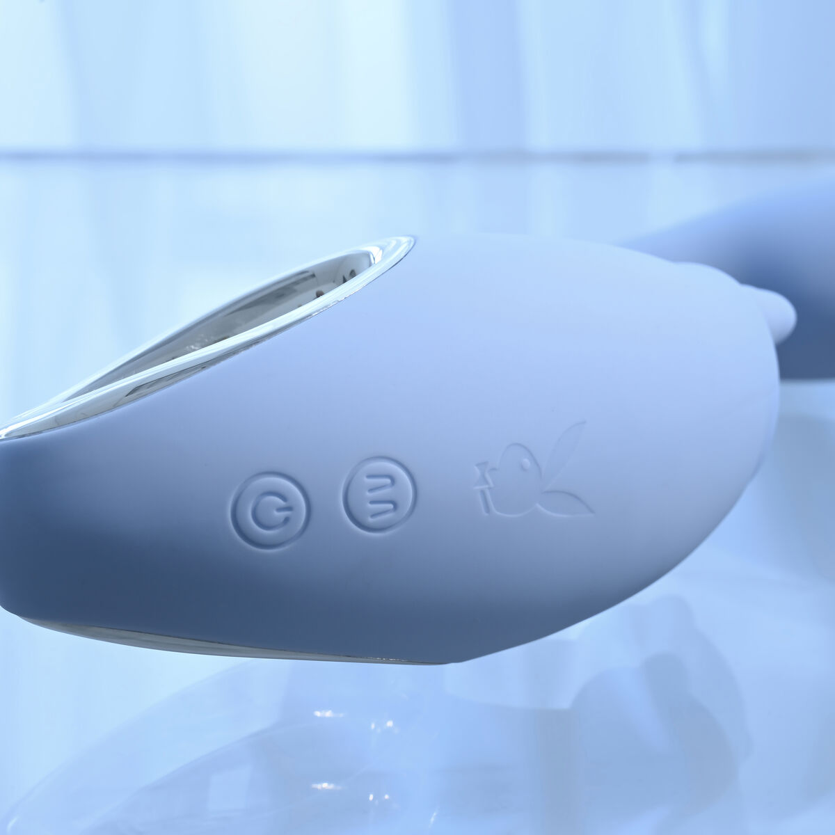 Vibrátor pro dvojici Dual Stimulation Evolved Playboy Modrý