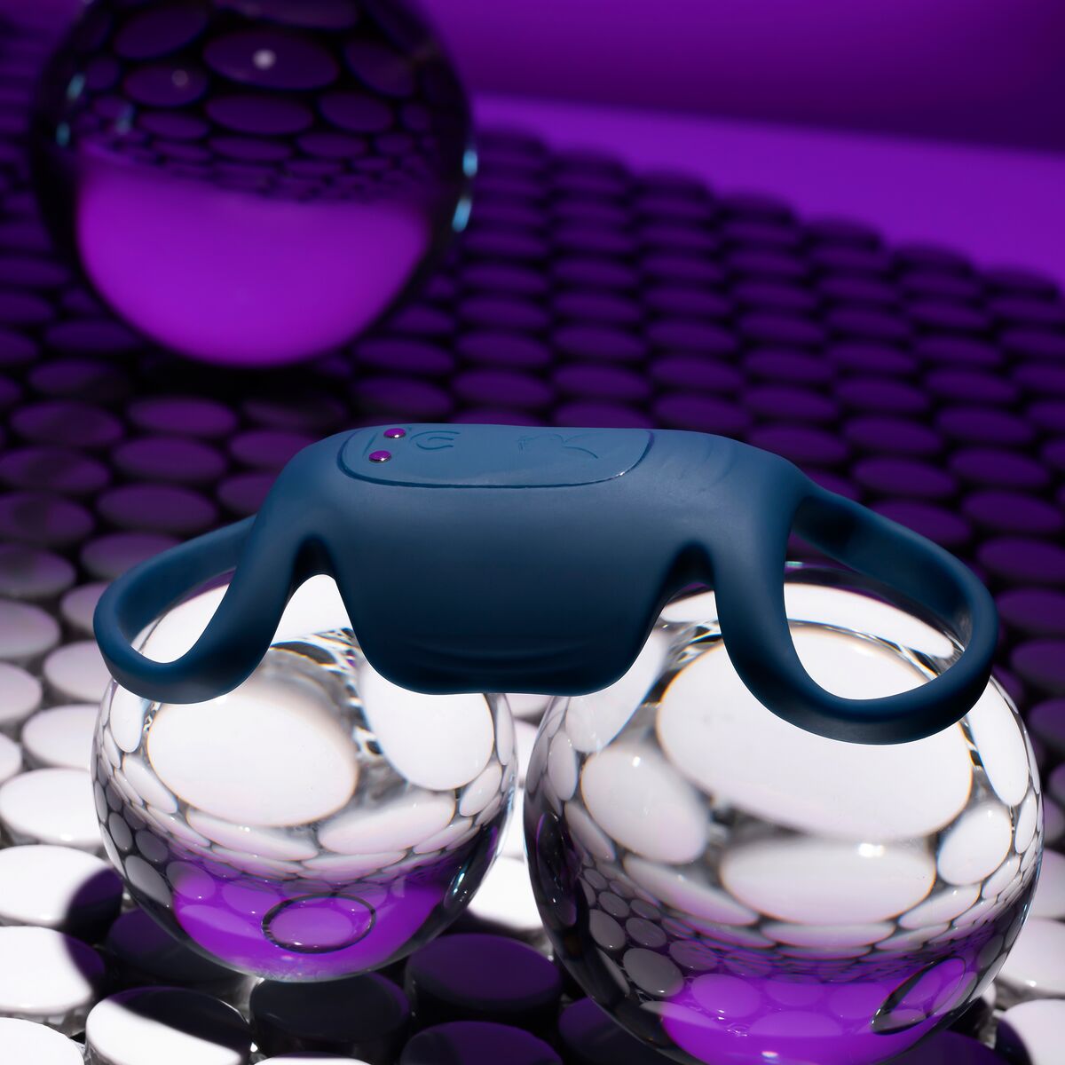 Vibrační kroužek Evolved Playboy Modrý