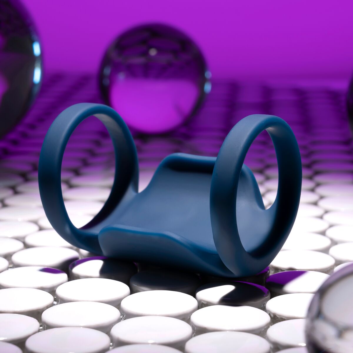 Vibrační kroužek Evolved Playboy Modrý