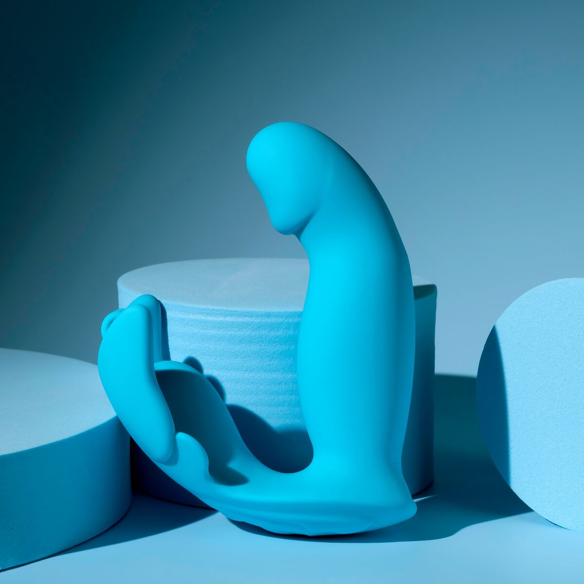 Vibrátor pro dvojici Dual Stimulation Evolved Modrý