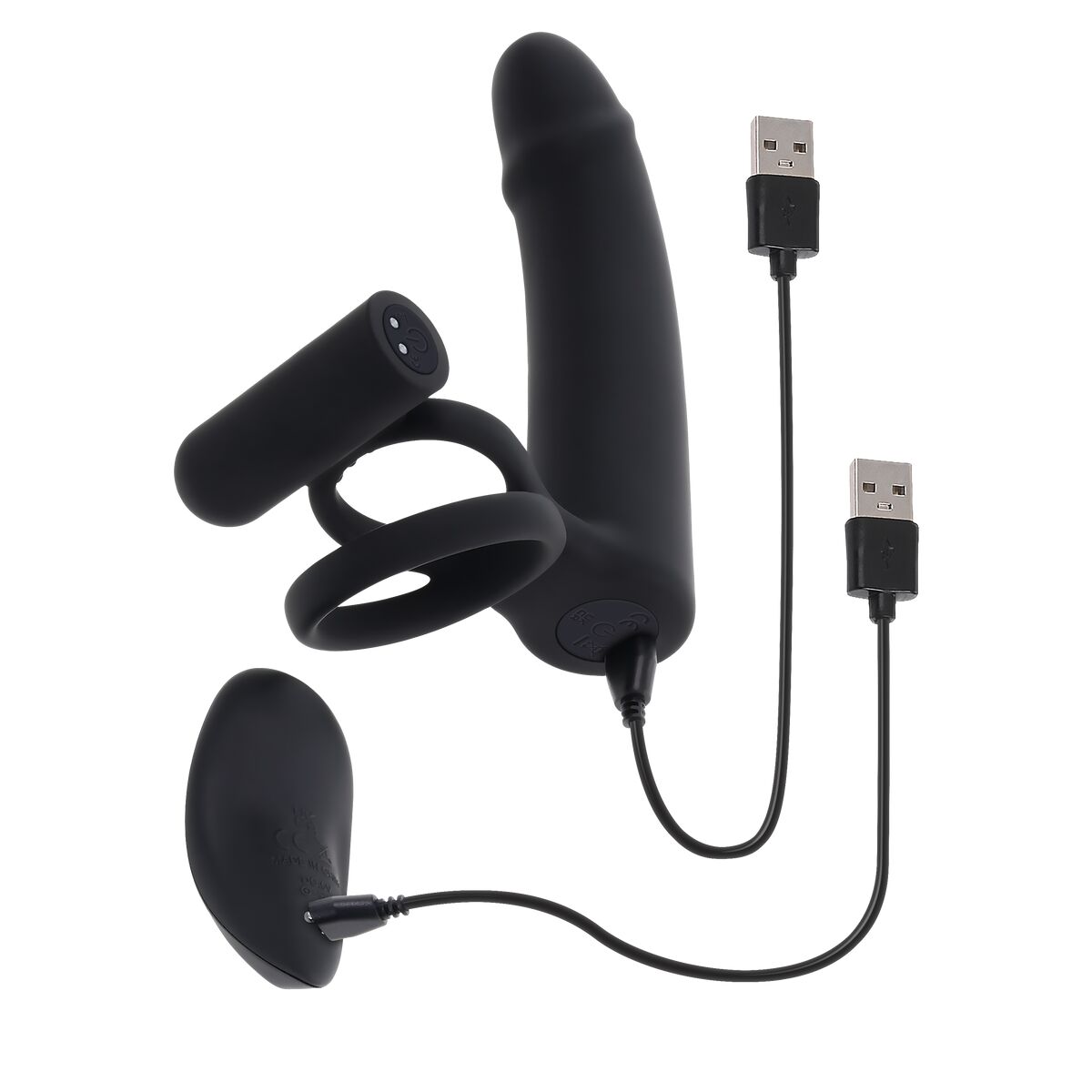 Potah na penis Evolved Gender X black Ø 3,8 cm