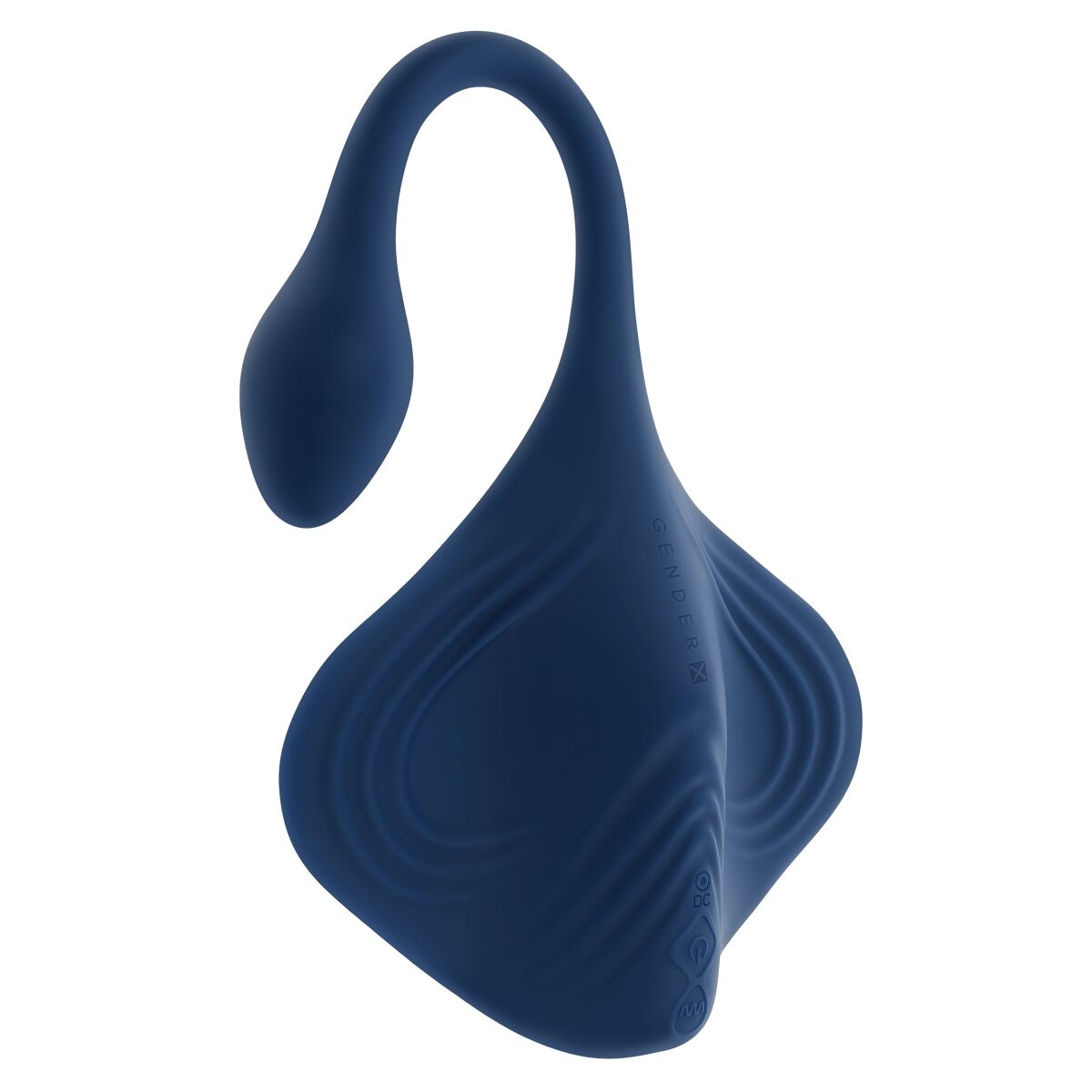 Černý anální vibrátor Cassini Evolved Gender X Modrý