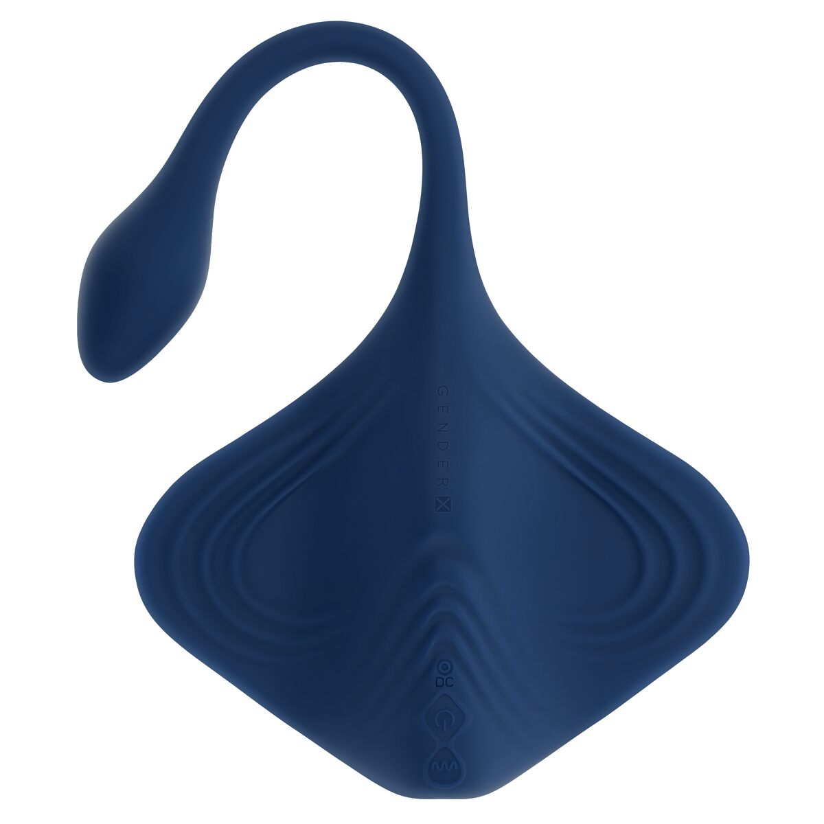 Černý anální vibrátor Cassini Evolved Gender X Modrý