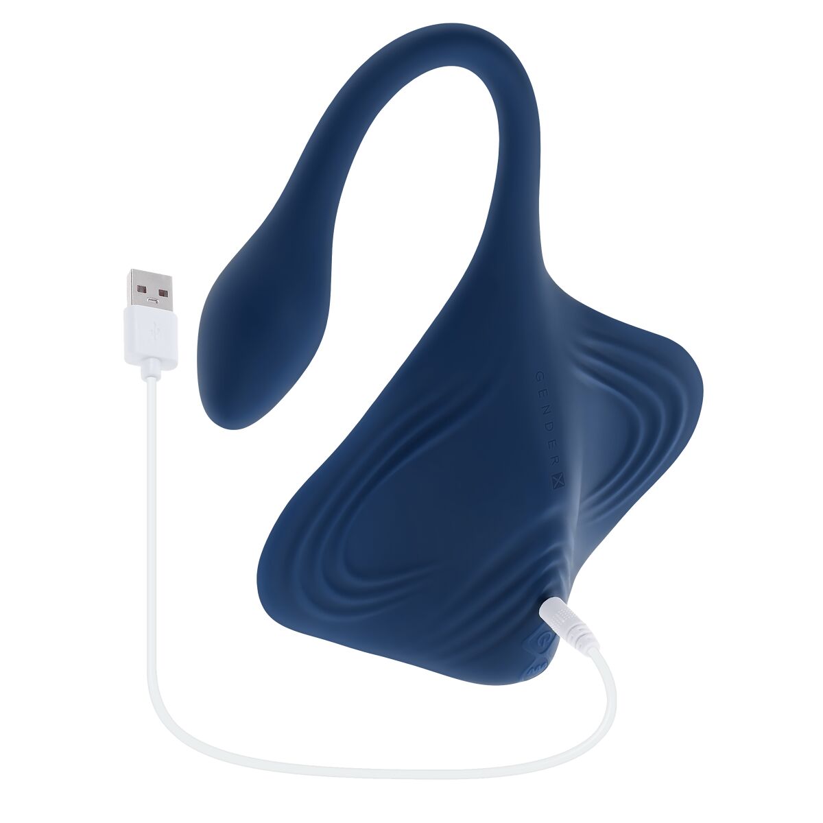 Černý anální vibrátor Cassini Evolved Gender X Modrý