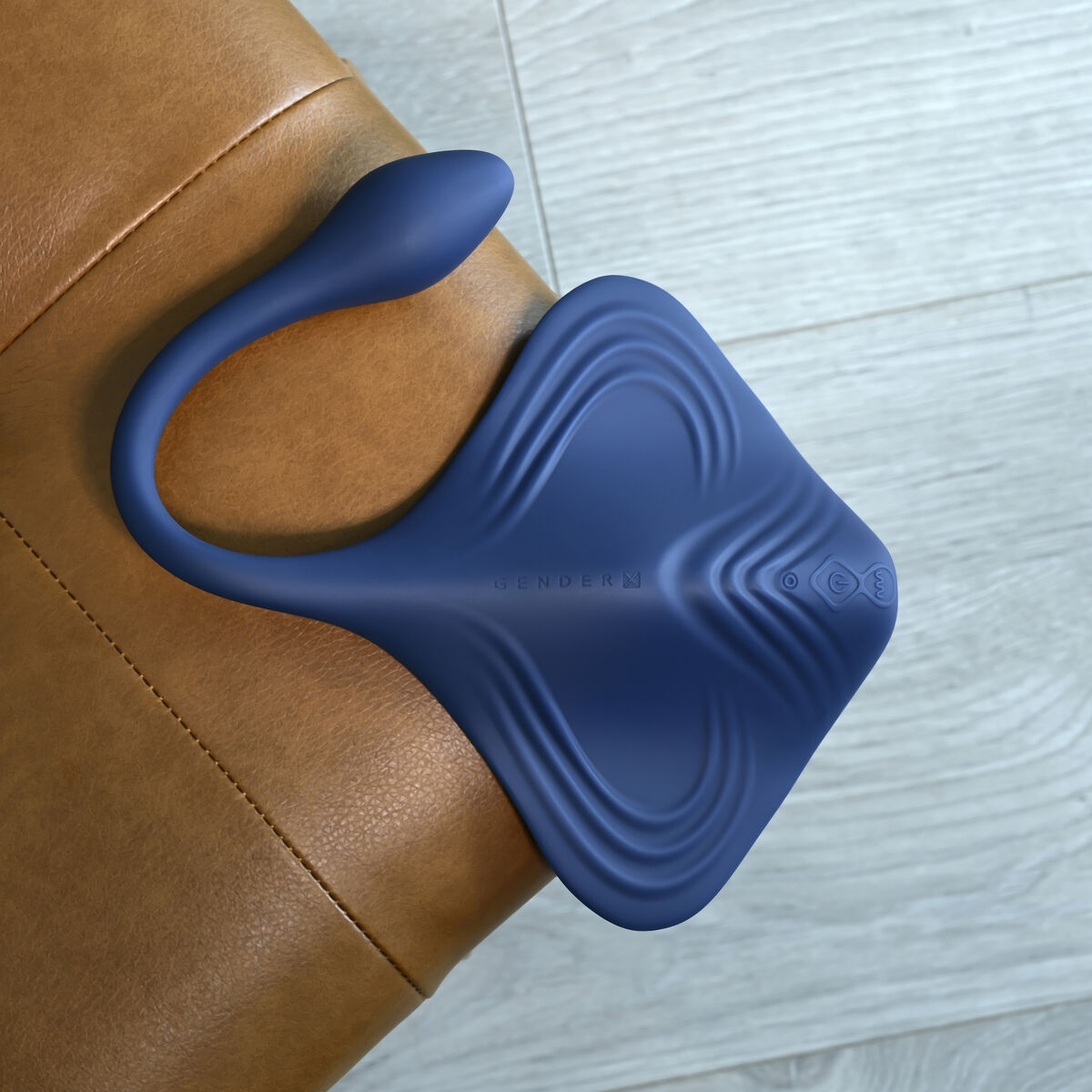 Černý anální vibrátor Cassini Evolved Gender X Modrý