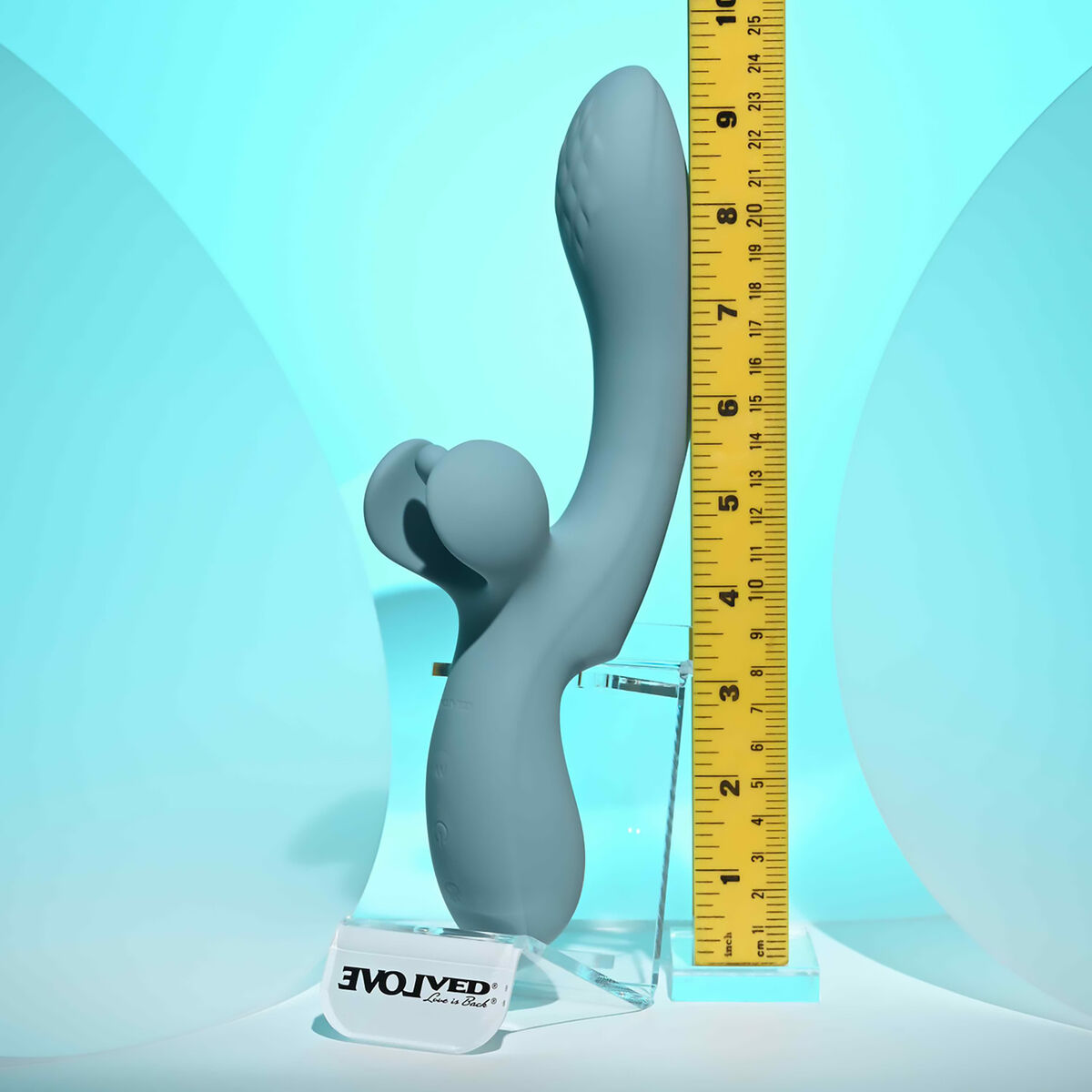 Vibrátor pro dvojici Dual Stimulation Evolved Modrý