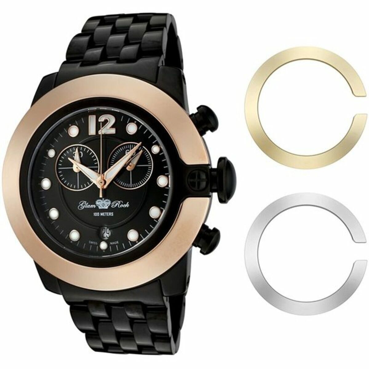 Horloge Heren Glam Rock (Ø 44 mm)