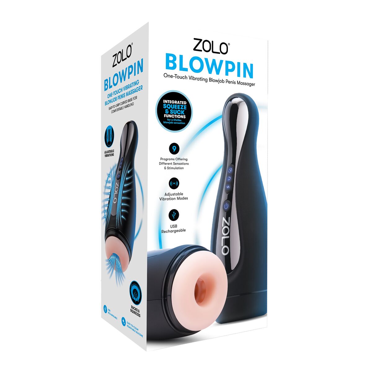 Masturbátor v baterce Endurance Jack Ass Zolo Maso