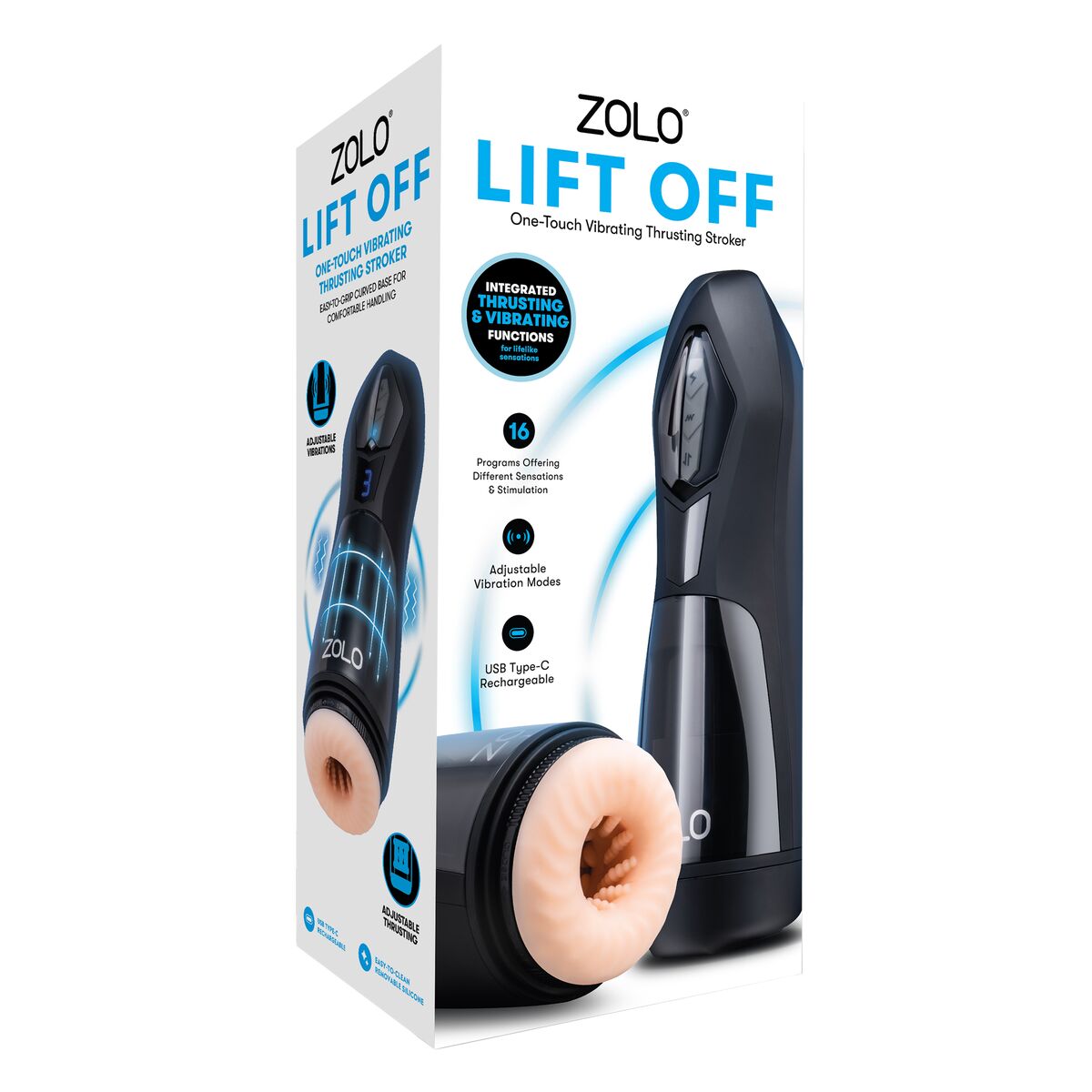 Masturbátor v baterce Endurance Jack Ass Zolo Maso