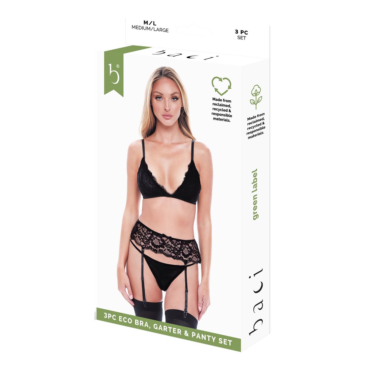 Image secondaire de Ensemble de Lingerie Baci Lingerie Noir (M/L)