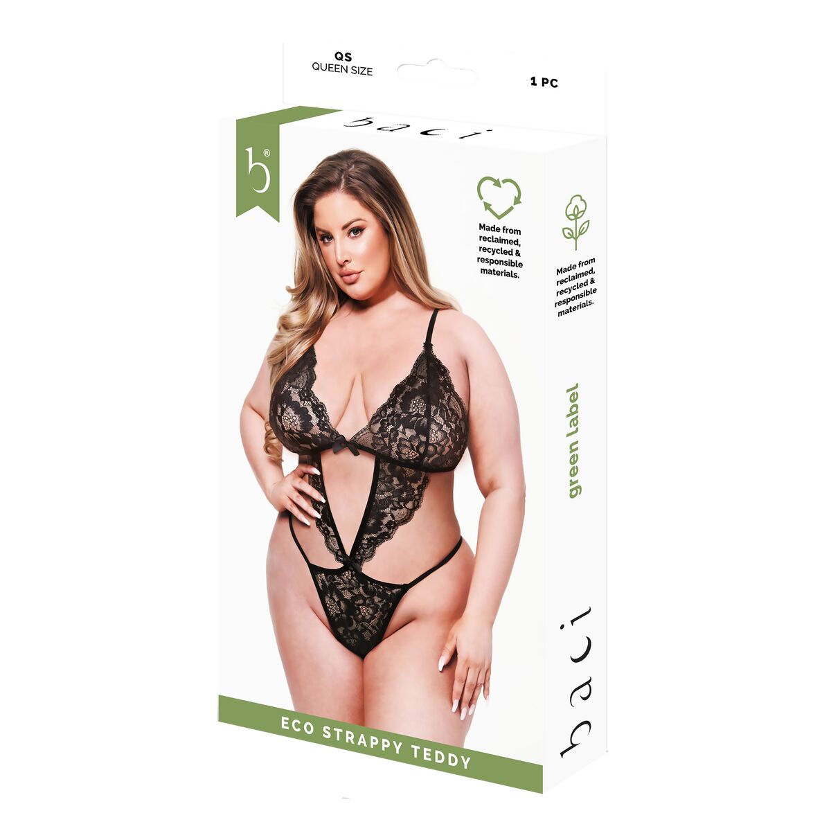 Body Baci Lingerie Černý Queen Queen size