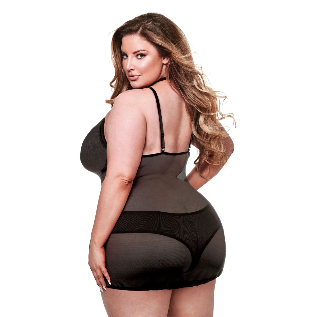 Image secondaire de Ensemble de Lingerie Baci Lingerie Noir (Queen size)