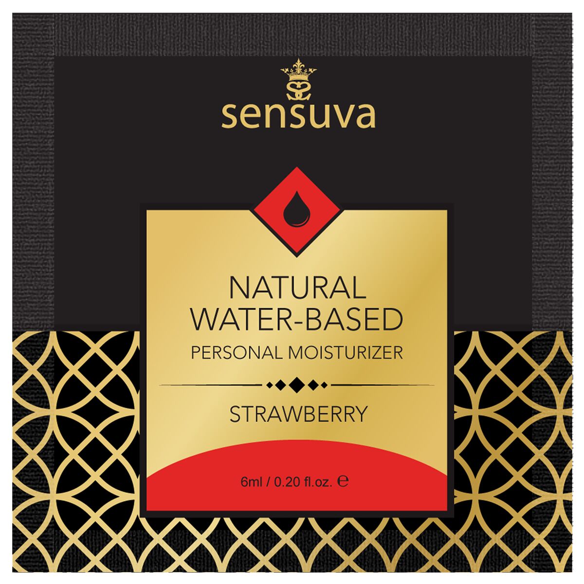 Lubrifiant Sensuva Fraise 6 ml