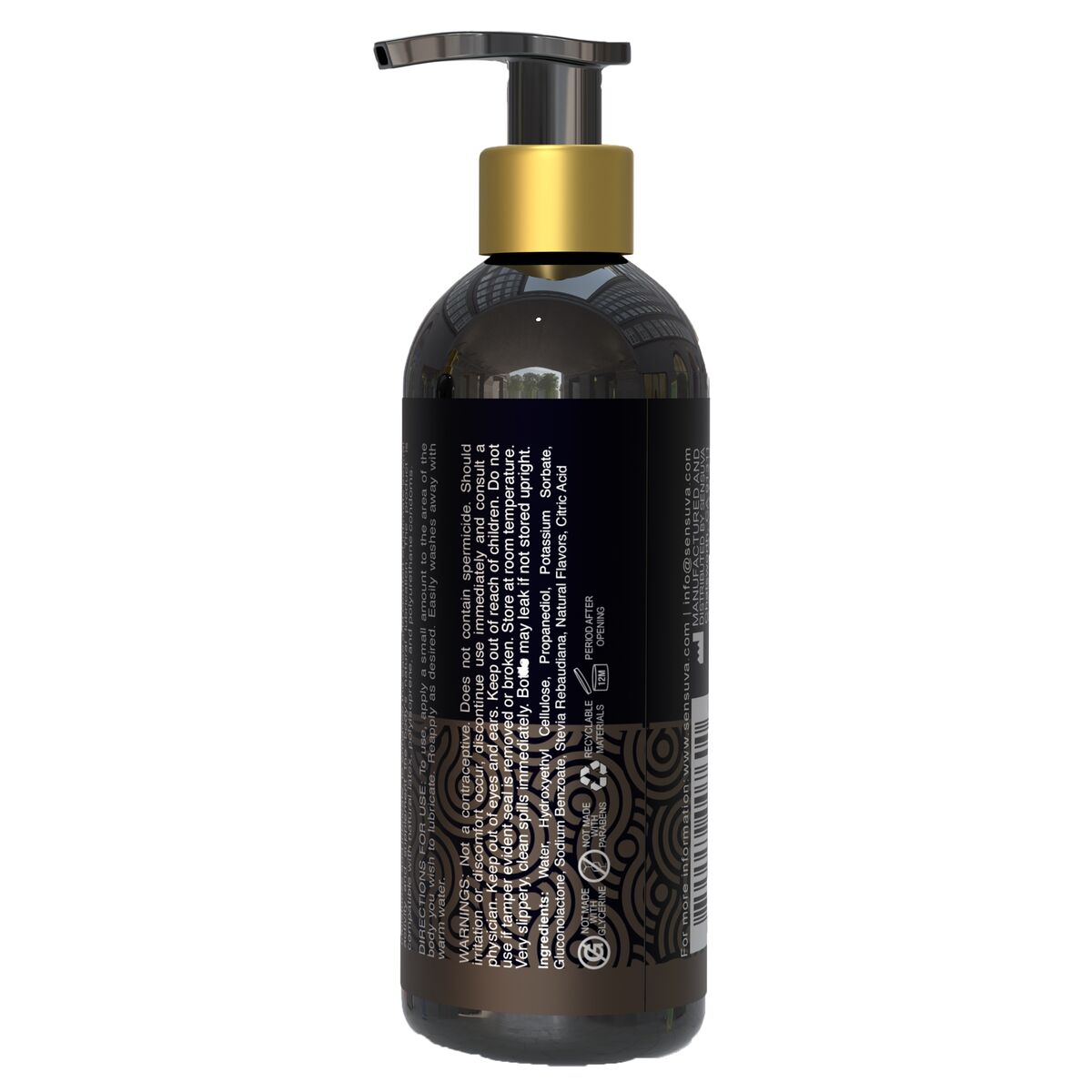 Lubrikační gel s příchutí Ultra Thick Unscented Sensuva 125 ml