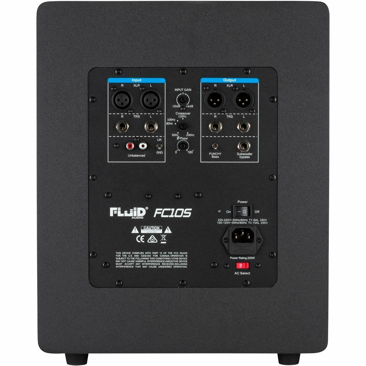 Image secondaire de Caisson de basse FLUID AUDIO FC10S
