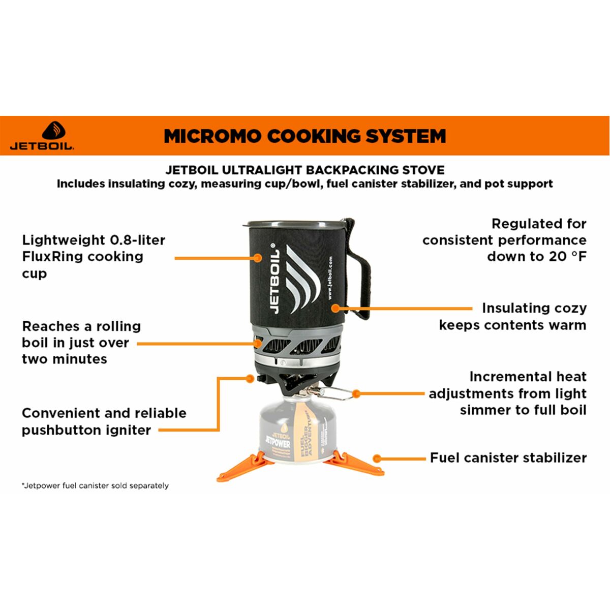 Image secondaire de réchaud à gaz Jetboil MCMCB-EU