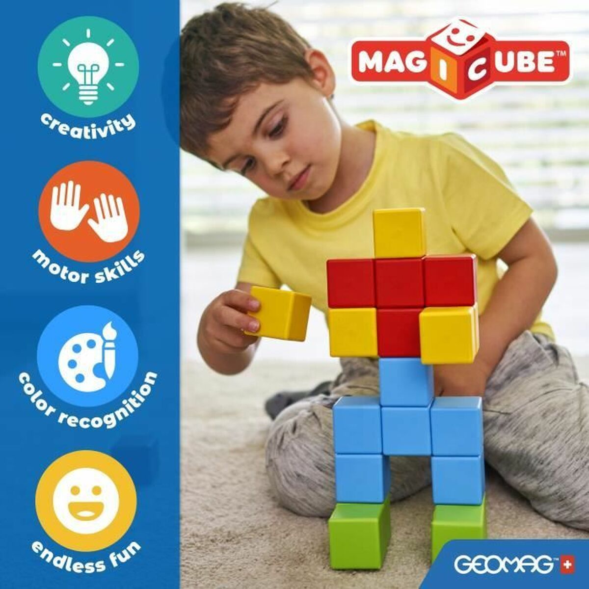Παιχνίδι Kατασκευή Geomag Magicube 060