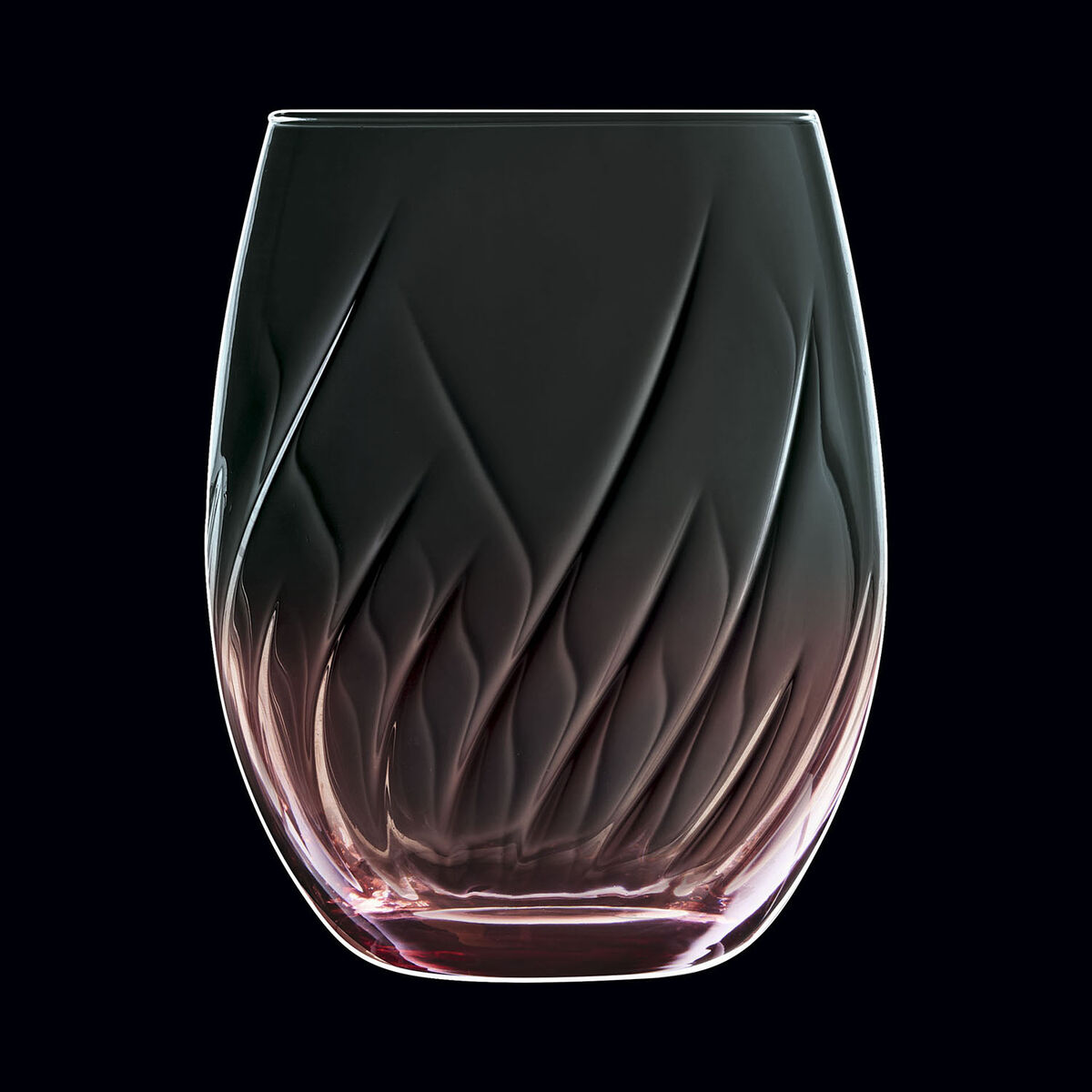Glass for water Cristal d’Arques Paris Swirly Spring Pink Glass 360 ml (4 Units), view 5