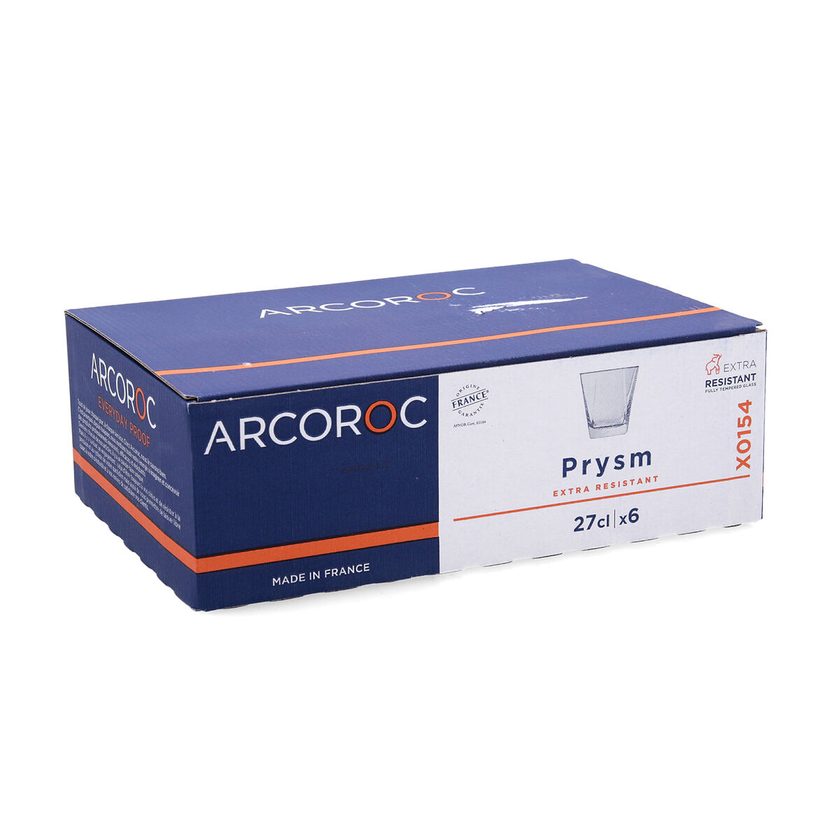 Image secondaire de Verre d'eau Arcoroc Prysm Transparent verre 270 ml (6 Unités)