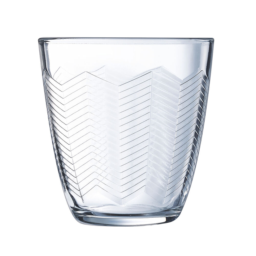 Set of glasses Luminarc Concepto Chevron 6 Units Transparent Glass (31 cl)
