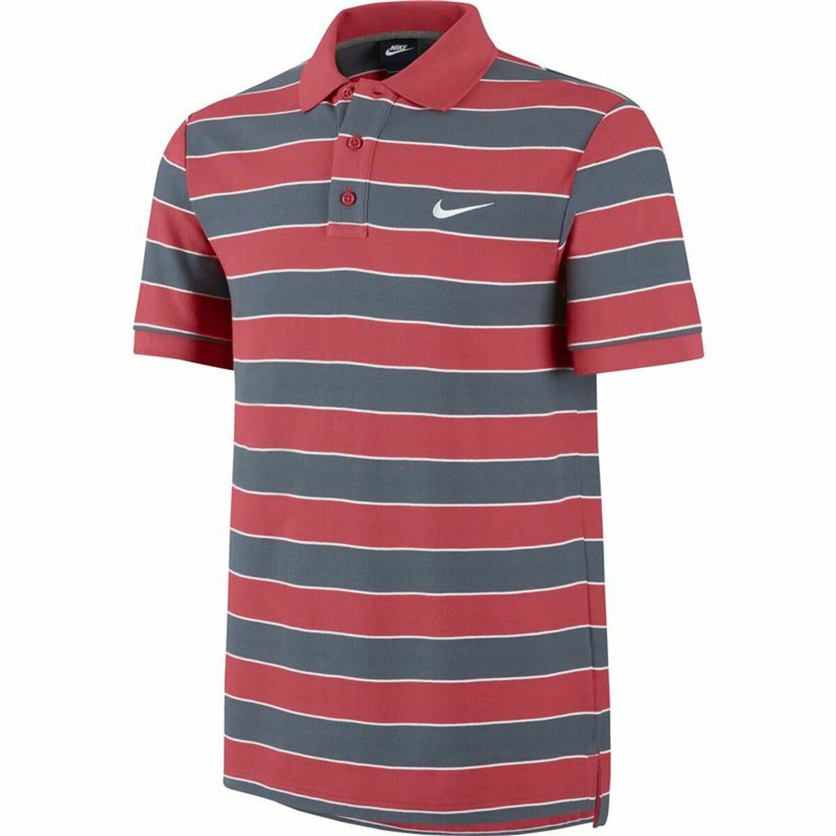 Мъжка Тениска  с къс ръкав Nike Matchup Stripe 2 Сив Червен