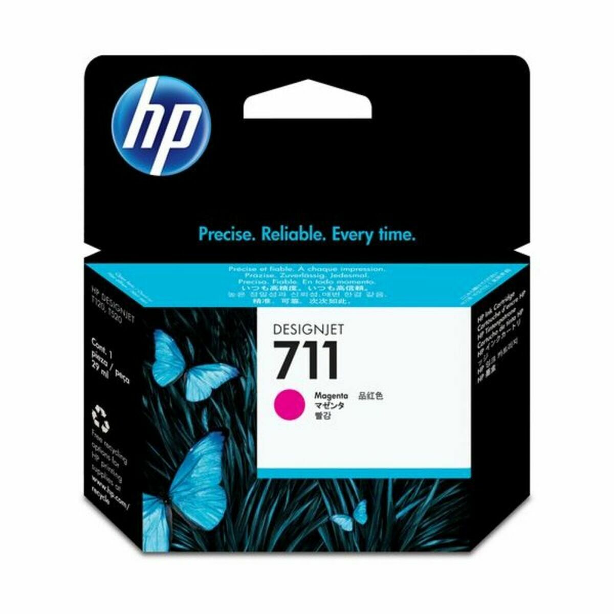 Cartouche d'encre originale HP T711 Magenta