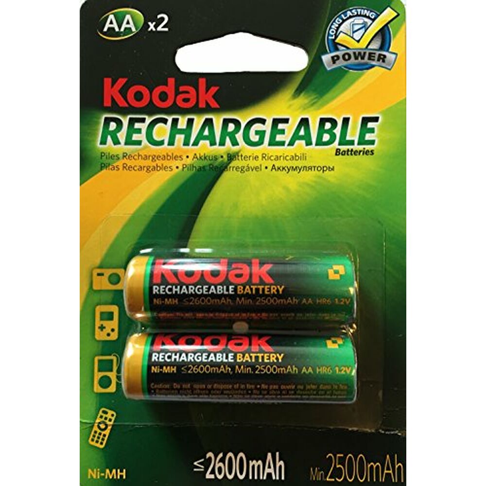 Pile Rechargeable LR6 Kodak NI-MH 2600 mAh (2 pcs)