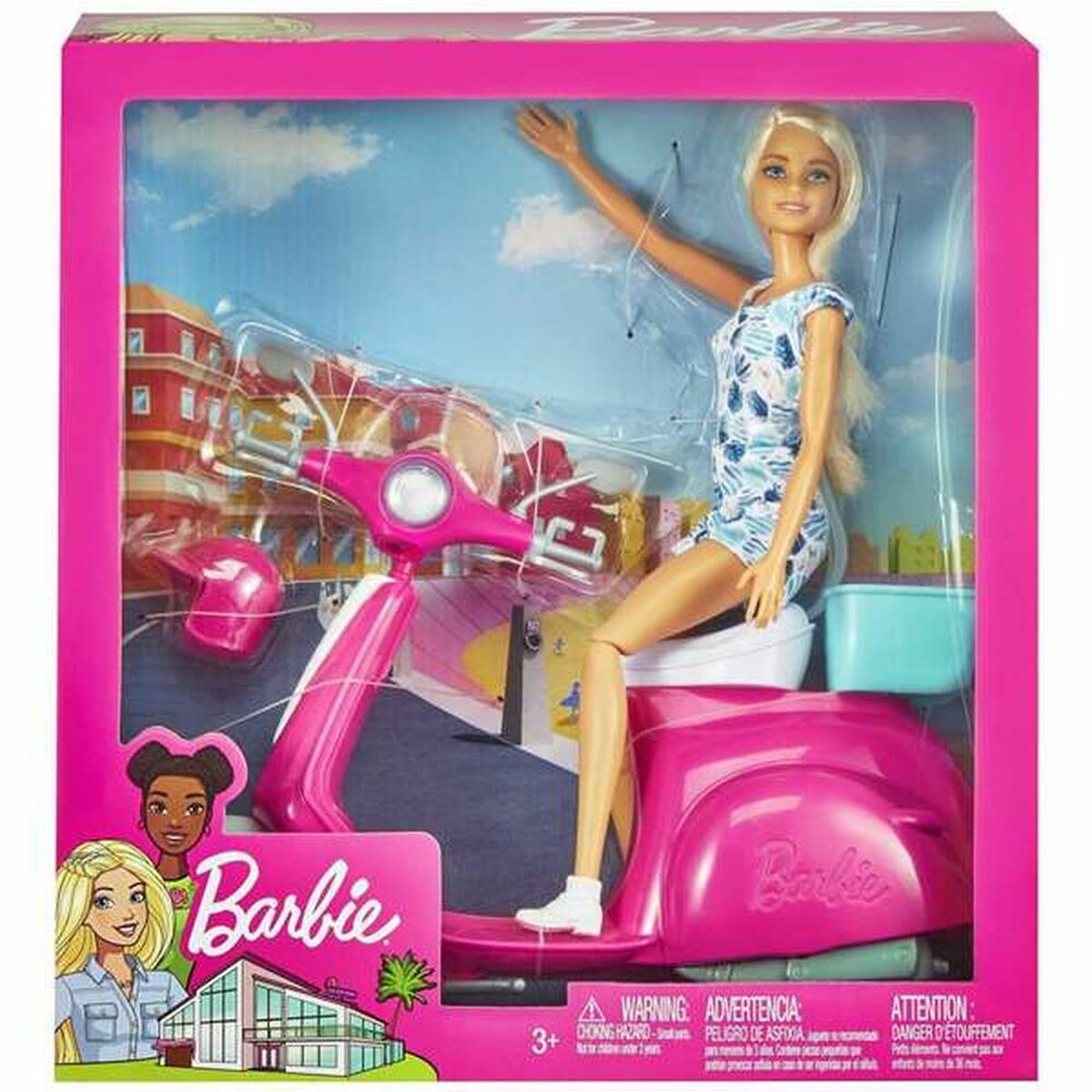 Poupée Mattel Barbie And Her Scooter