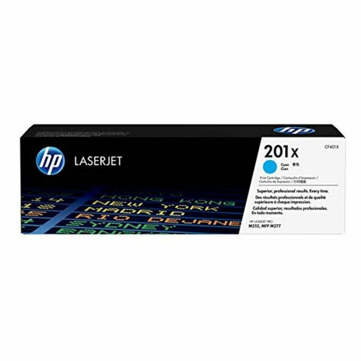 Image de Toner original HP 201X Cyan