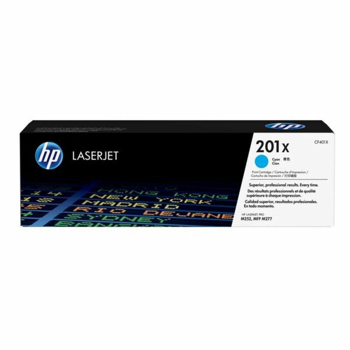 Image de Toner original HP 201X Cyan