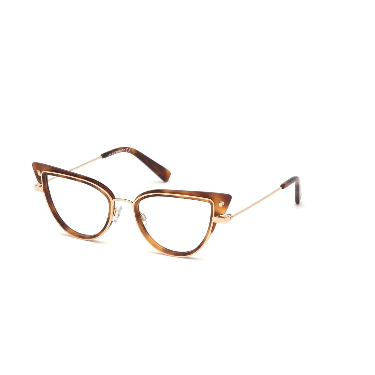 Ladies' Spectacle frame Dsquared2 DQ5292-052-51 Brown