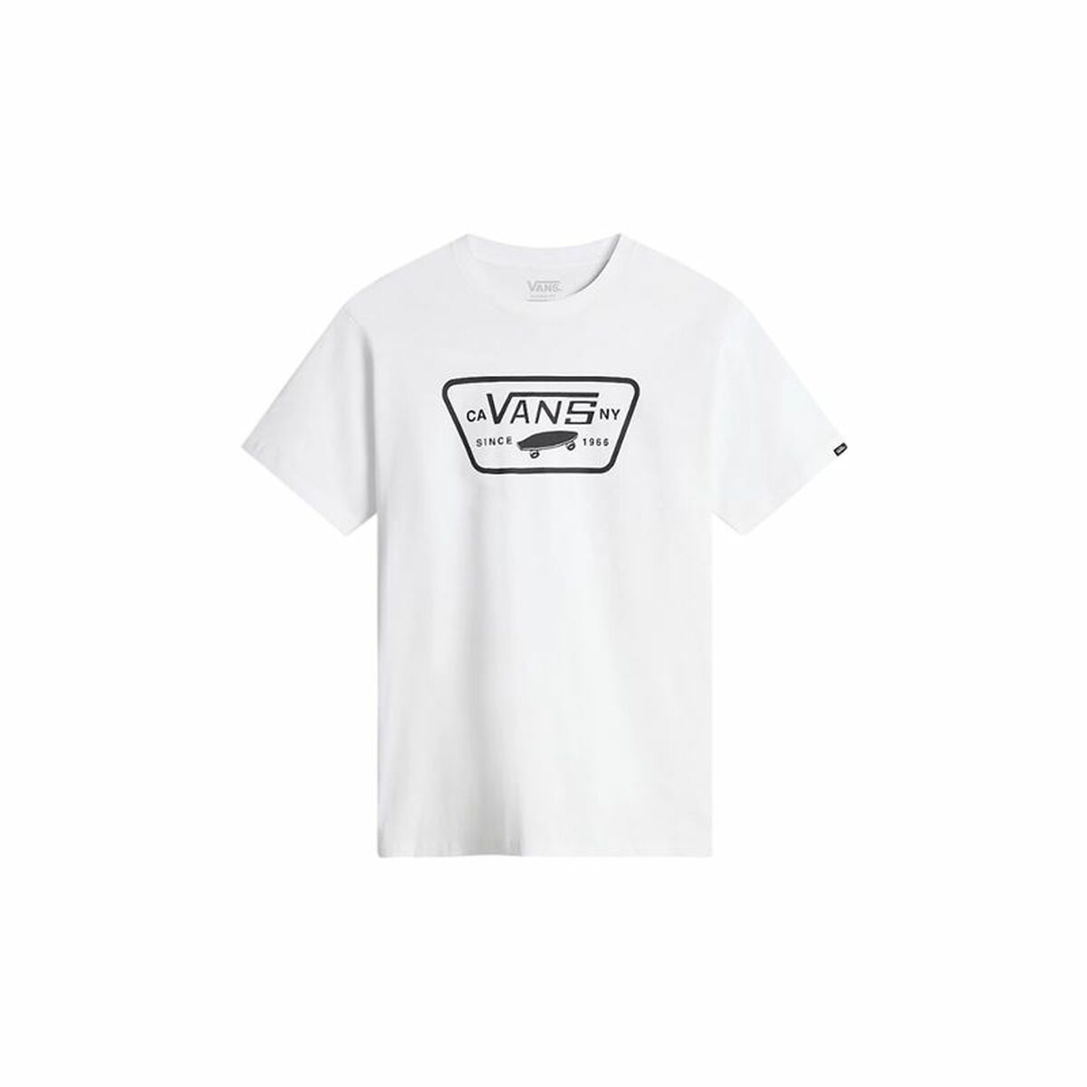 T-shirt à manches courtes homme Vans Mn Full Patch Blanc Noir