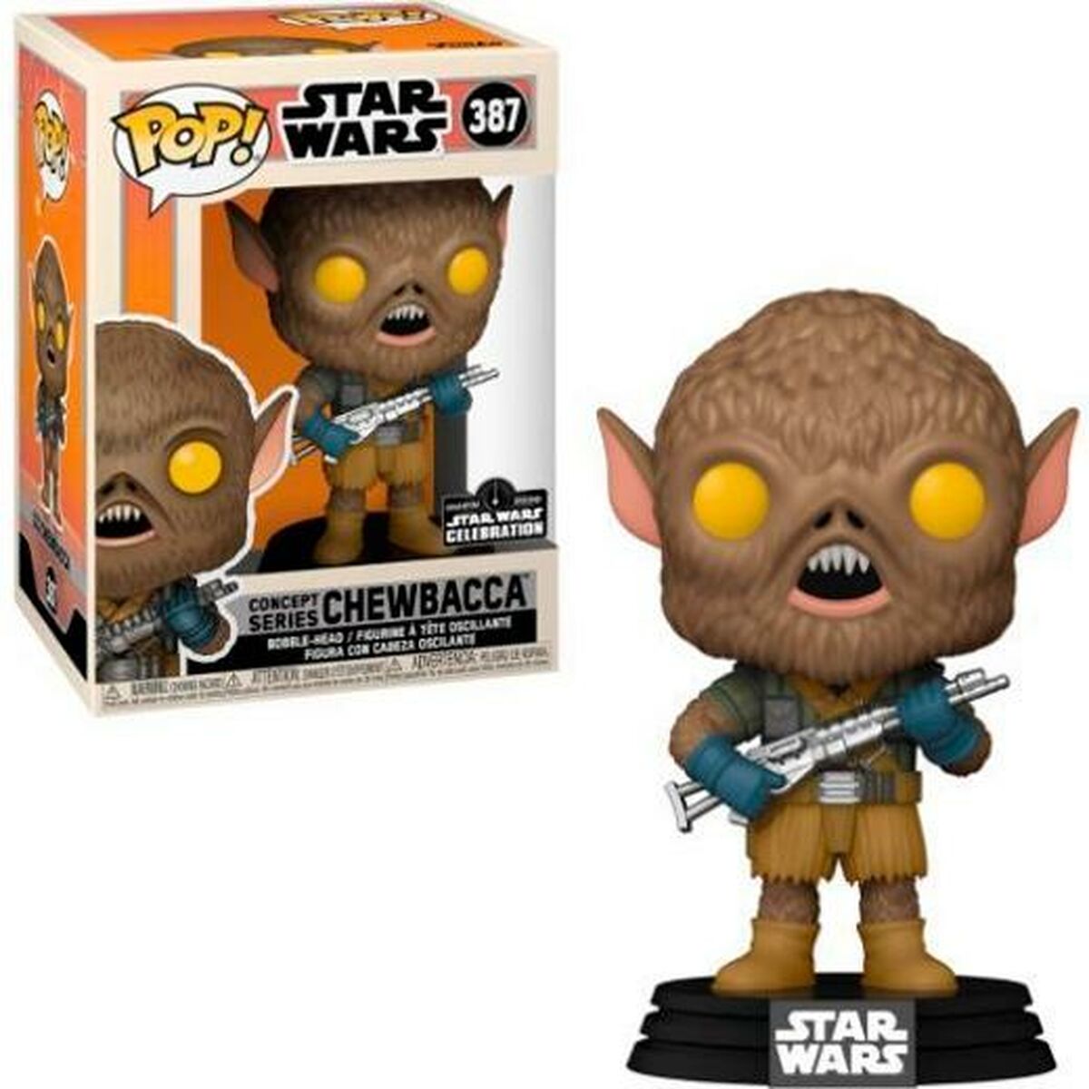 Figurine d’action Funko POP STAR WARS CONCEPT CHEWBACCA SERIES EXCLUSIVE Nº 387